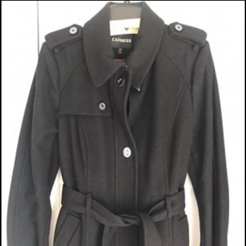 Express Woman Black Coat
